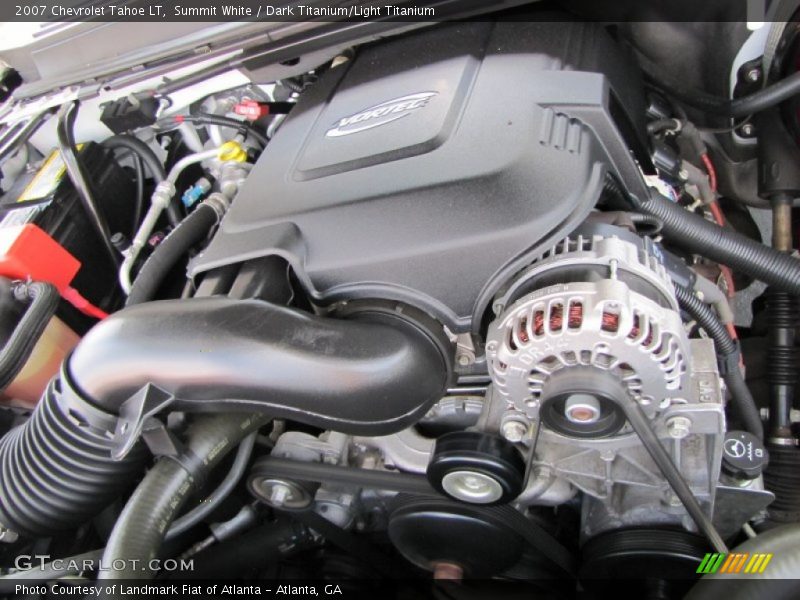 Summit White / Dark Titanium/Light Titanium 2007 Chevrolet Tahoe LT