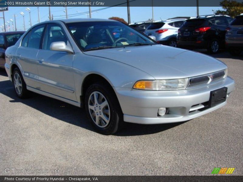 Sterling Silver Metallic / Gray 2001 Mitsubishi Galant ES