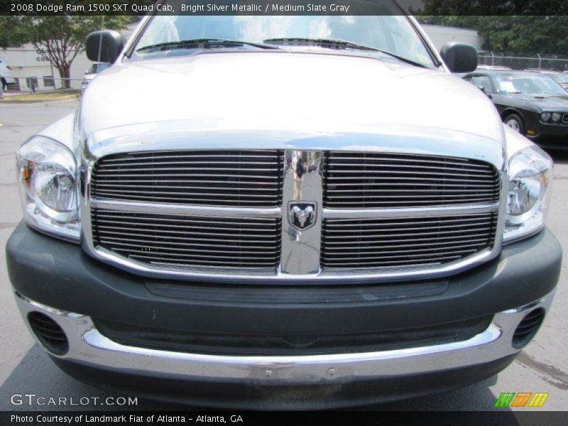 Bright Silver Metallic / Medium Slate Gray 2008 Dodge Ram 1500 SXT Quad Cab