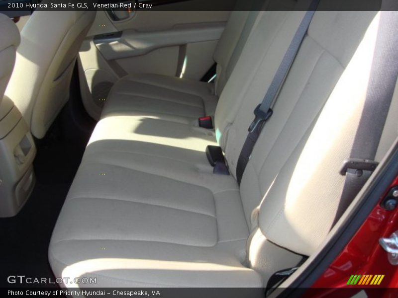 Venetian Red / Gray 2010 Hyundai Santa Fe GLS