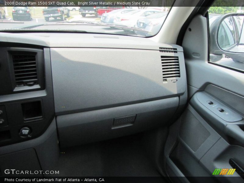 Bright Silver Metallic / Medium Slate Gray 2008 Dodge Ram 1500 SXT Quad Cab