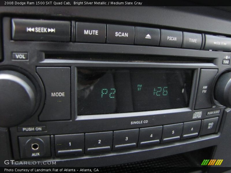 Audio System of 2008 Ram 1500 SXT Quad Cab