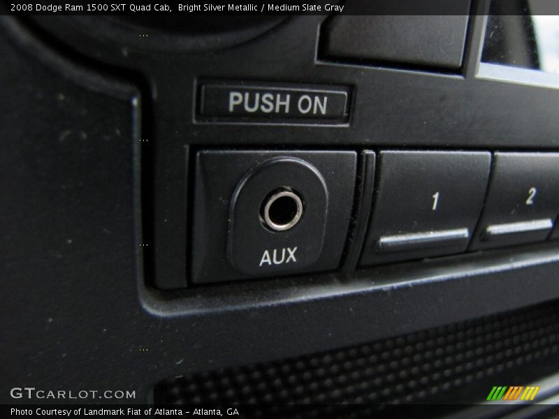 Bright Silver Metallic / Medium Slate Gray 2008 Dodge Ram 1500 SXT Quad Cab
