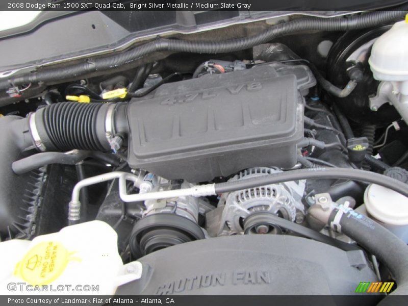  2008 Ram 1500 SXT Quad Cab Engine - 4.7 Liter SOHC 16-Valve Flex Fuel Magnum V8