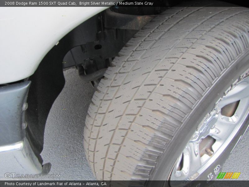 Bright Silver Metallic / Medium Slate Gray 2008 Dodge Ram 1500 SXT Quad Cab