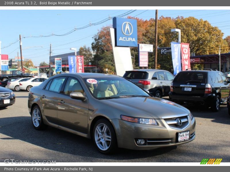 Bold Beige Metallic / Parchment 2008 Acura TL 3.2