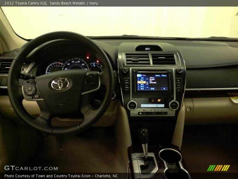 Sandy Beach Metallic / Ivory 2012 Toyota Camry XLE