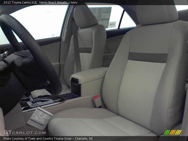 Sandy Beach Metallic / Ivory 2012 Toyota Camry XLE