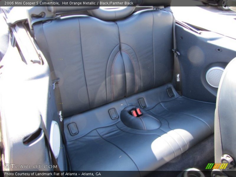 Hot Orange Metallic / Black/Panther Black 2006 Mini Cooper S Convertible