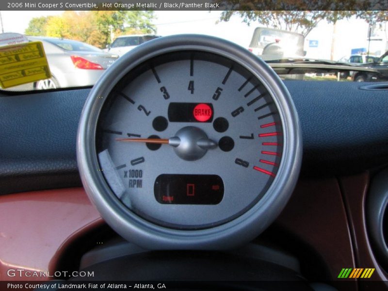 Hot Orange Metallic / Black/Panther Black 2006 Mini Cooper S Convertible