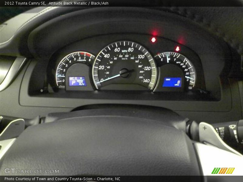Attitude Black Metallic / Black/Ash 2012 Toyota Camry SE
