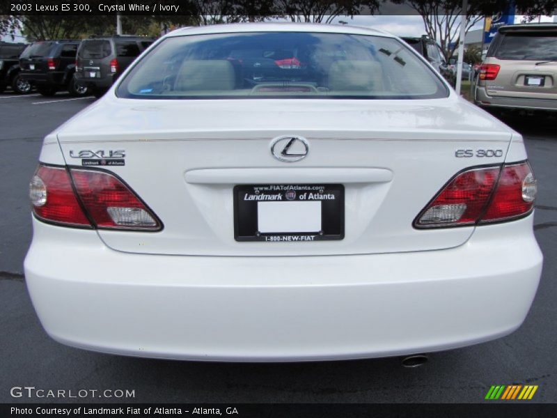 Crystal White / Ivory 2003 Lexus ES 300