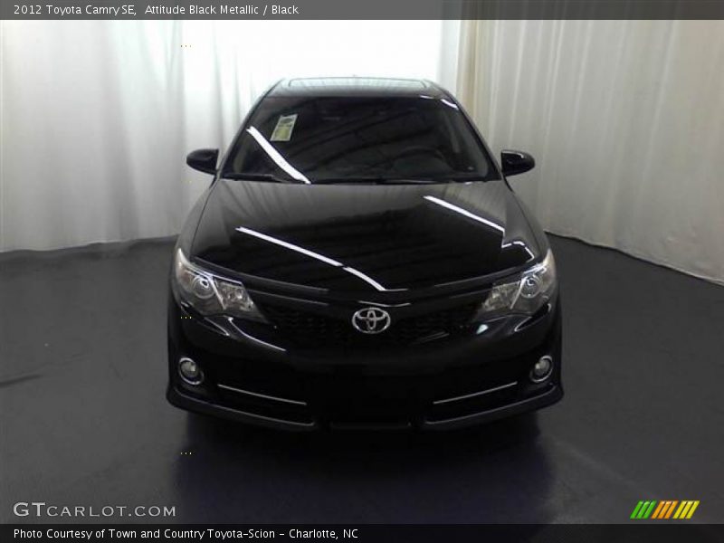 Attitude Black Metallic / Black 2012 Toyota Camry SE