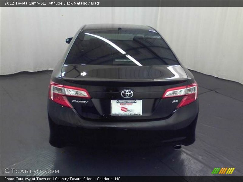 Attitude Black Metallic / Black 2012 Toyota Camry SE