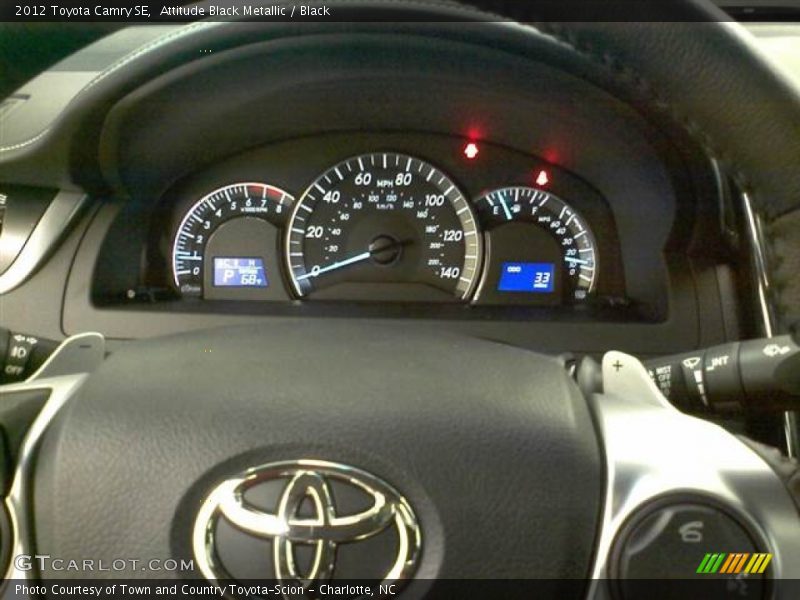 Attitude Black Metallic / Black 2012 Toyota Camry SE