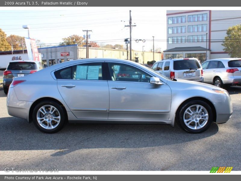 Palladium Metallic / Ebony 2009 Acura TL 3.5