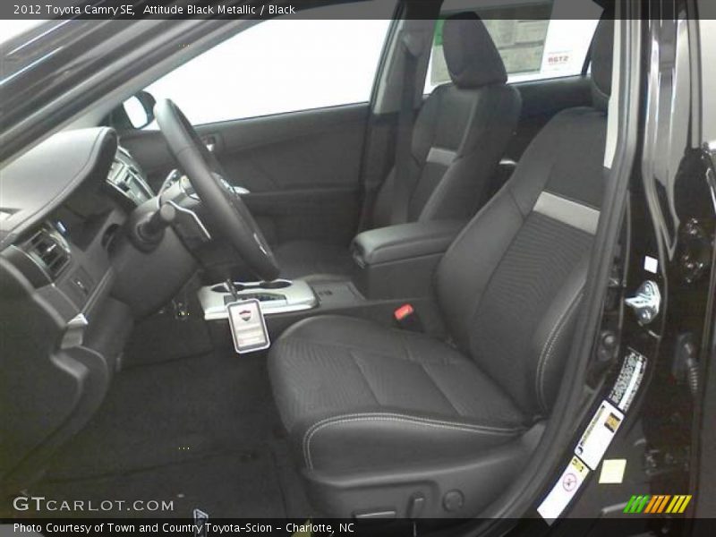 Attitude Black Metallic / Black 2012 Toyota Camry SE