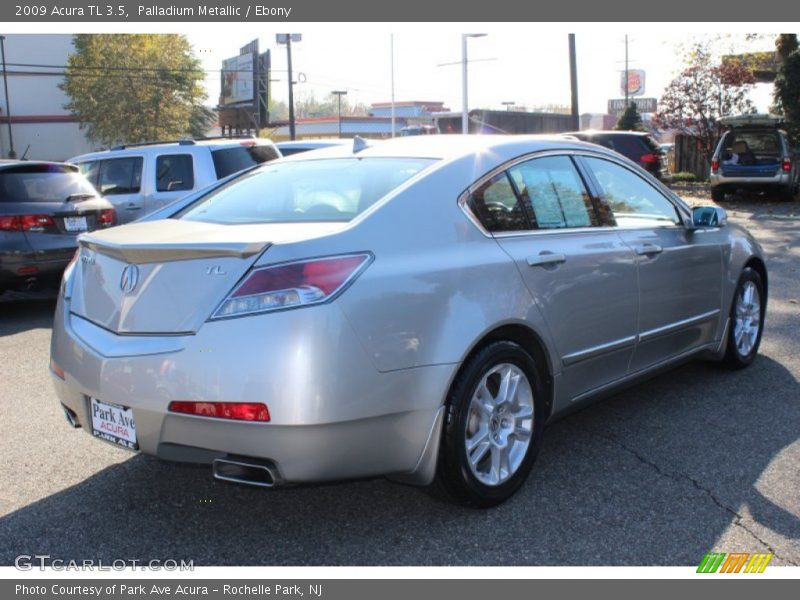 Palladium Metallic / Ebony 2009 Acura TL 3.5