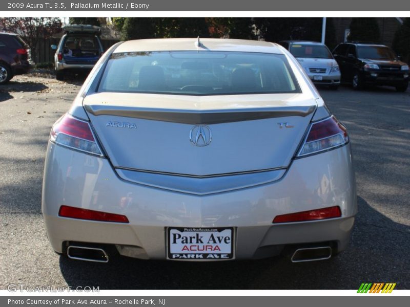 Palladium Metallic / Ebony 2009 Acura TL 3.5