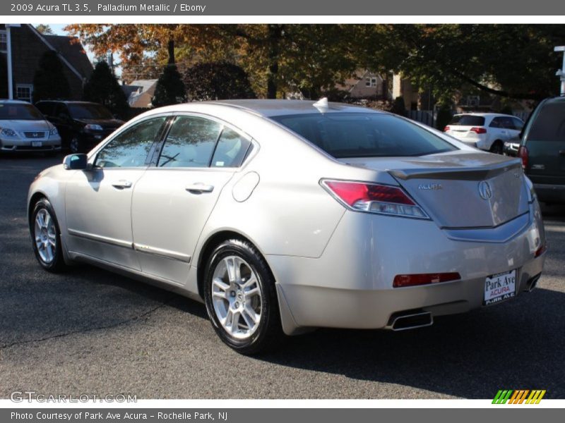 Palladium Metallic / Ebony 2009 Acura TL 3.5