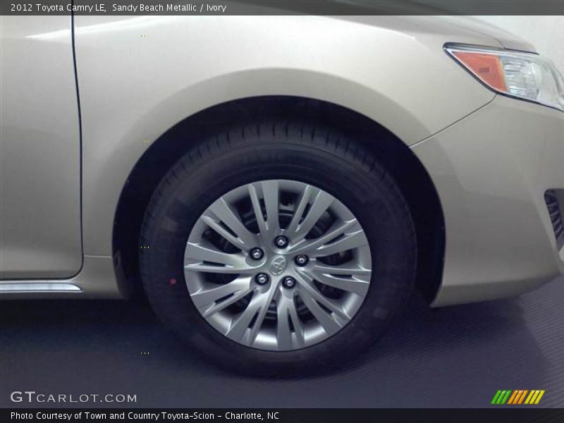 Sandy Beach Metallic / Ivory 2012 Toyota Camry LE