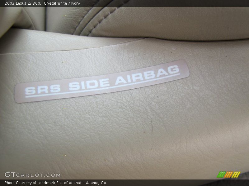 Crystal White / Ivory 2003 Lexus ES 300