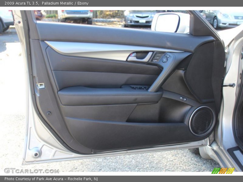 Palladium Metallic / Ebony 2009 Acura TL 3.5