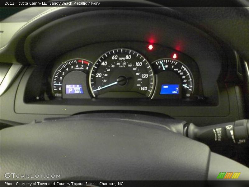Sandy Beach Metallic / Ivory 2012 Toyota Camry LE