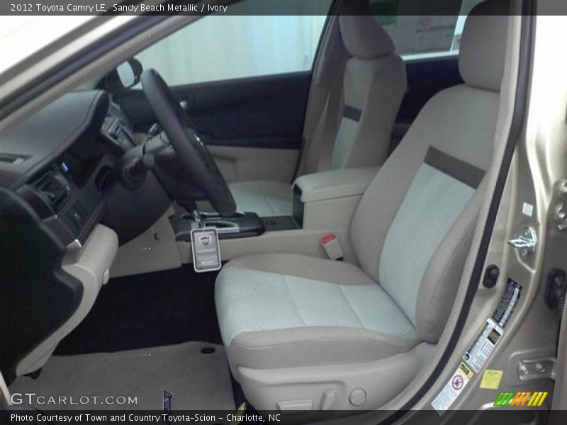 Sandy Beach Metallic / Ivory 2012 Toyota Camry LE