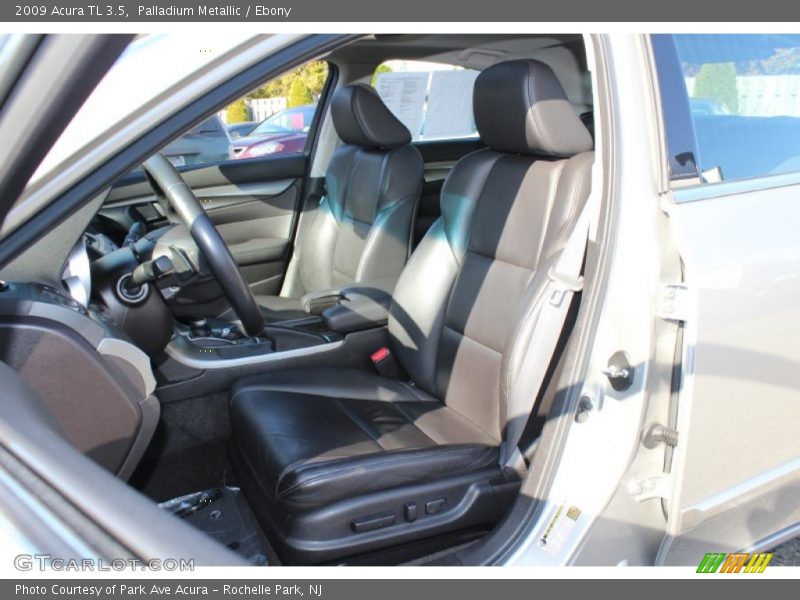 Palladium Metallic / Ebony 2009 Acura TL 3.5