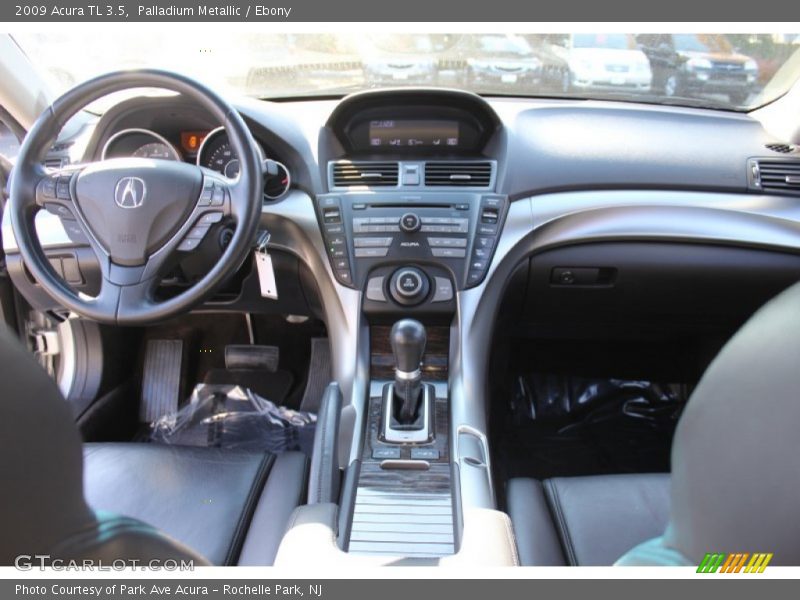 Palladium Metallic / Ebony 2009 Acura TL 3.5