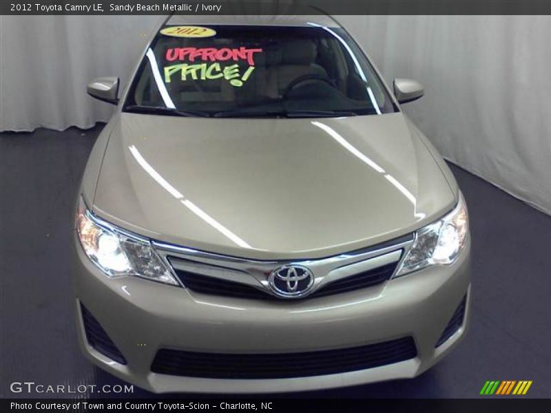Sandy Beach Metallic / Ivory 2012 Toyota Camry LE