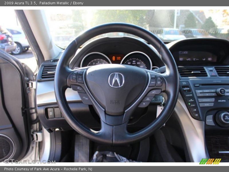 Palladium Metallic / Ebony 2009 Acura TL 3.5