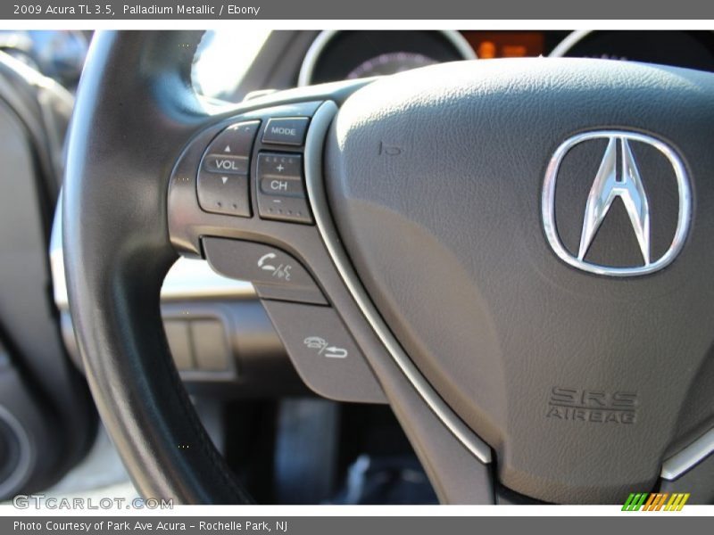 Palladium Metallic / Ebony 2009 Acura TL 3.5