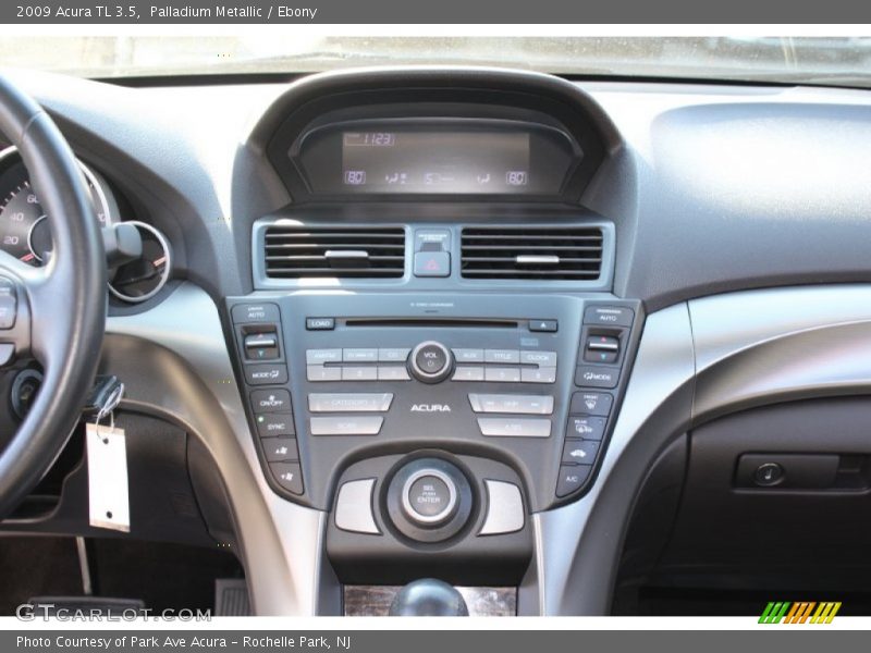 Palladium Metallic / Ebony 2009 Acura TL 3.5