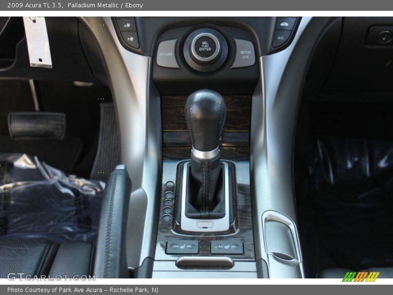 Palladium Metallic / Ebony 2009 Acura TL 3.5