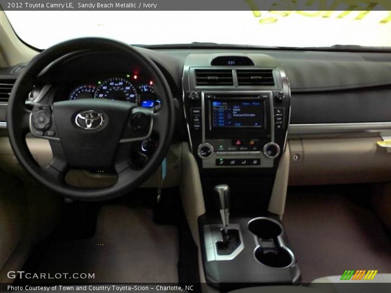 Sandy Beach Metallic / Ivory 2012 Toyota Camry LE