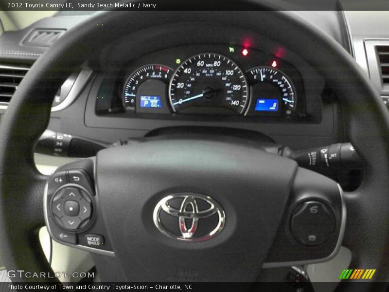 Sandy Beach Metallic / Ivory 2012 Toyota Camry LE