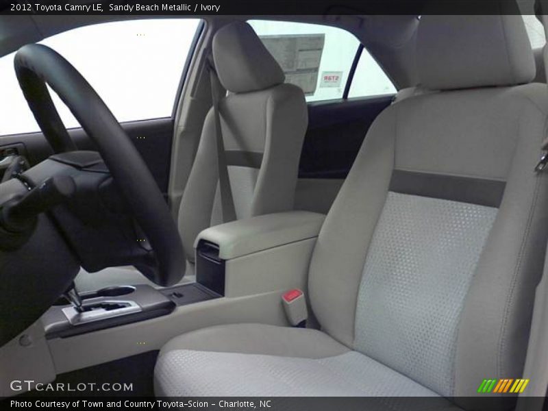 Sandy Beach Metallic / Ivory 2012 Toyota Camry LE
