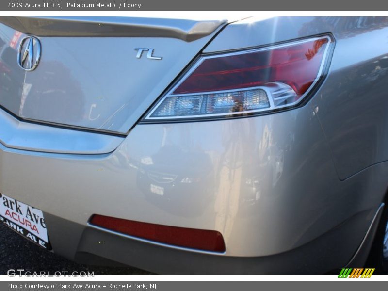 Palladium Metallic / Ebony 2009 Acura TL 3.5
