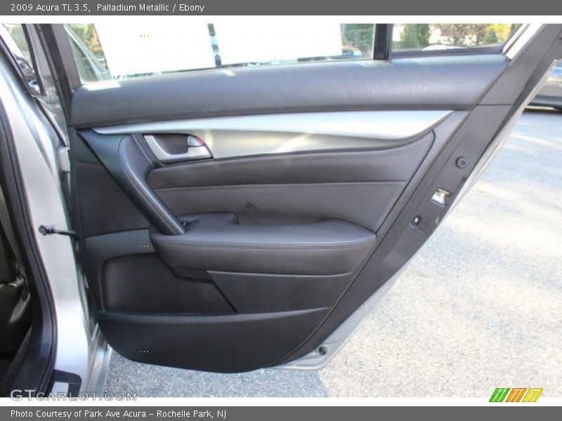 Palladium Metallic / Ebony 2009 Acura TL 3.5