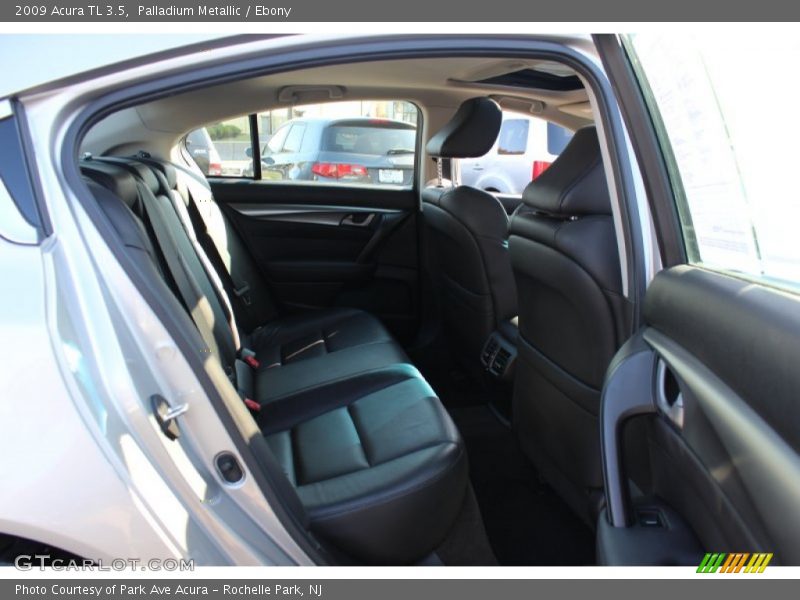 Palladium Metallic / Ebony 2009 Acura TL 3.5