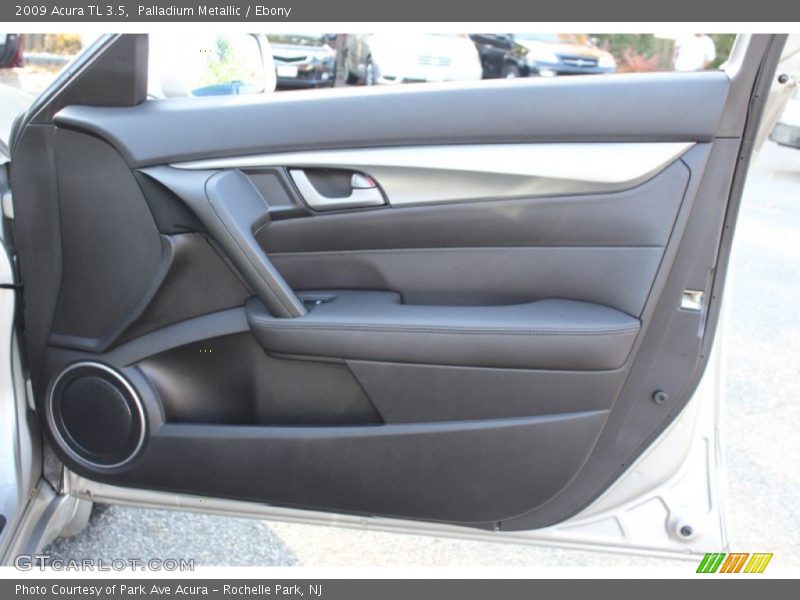 Palladium Metallic / Ebony 2009 Acura TL 3.5