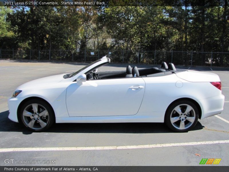 Starfire White Pearl / Black 2011 Lexus IS 250C Convertible