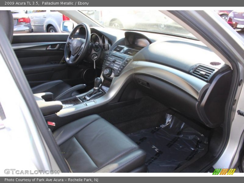 Palladium Metallic / Ebony 2009 Acura TL 3.5