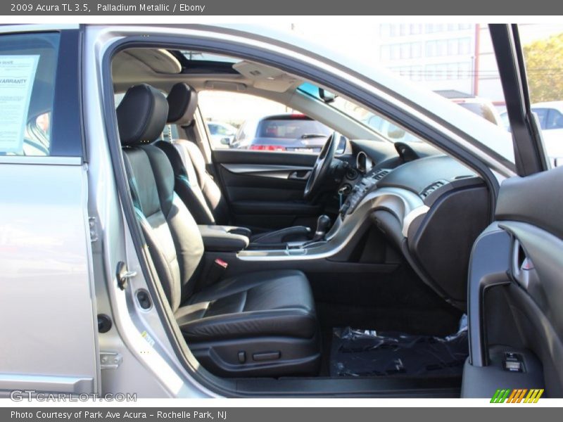 Palladium Metallic / Ebony 2009 Acura TL 3.5