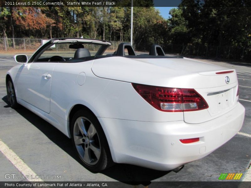 Starfire White Pearl / Black 2011 Lexus IS 250C Convertible