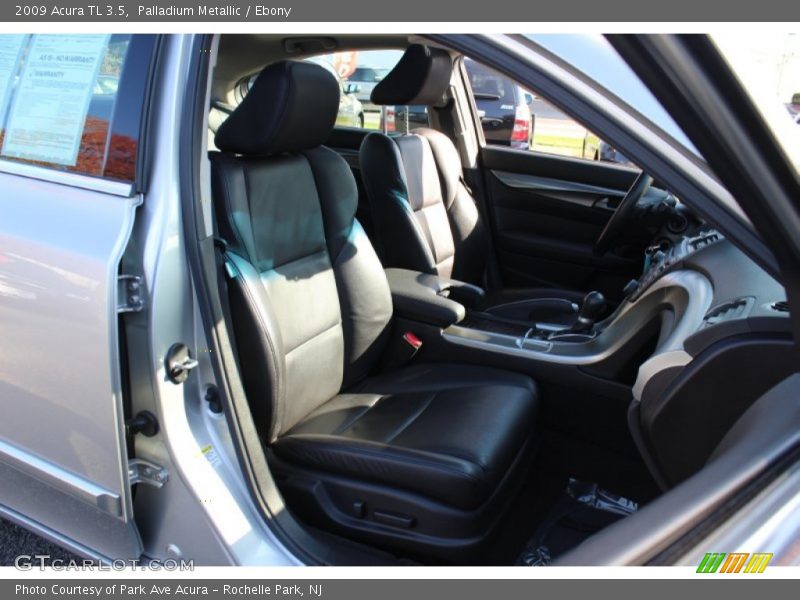 Palladium Metallic / Ebony 2009 Acura TL 3.5