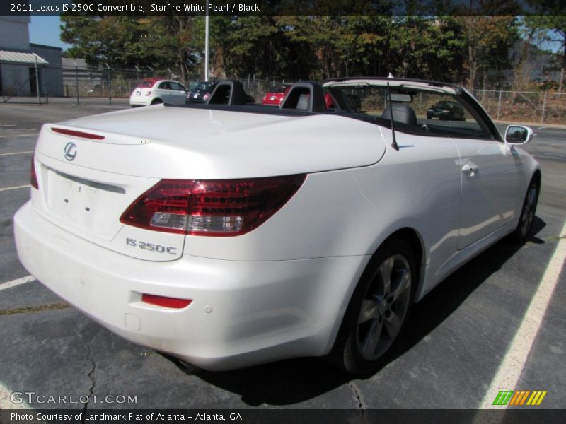 Starfire White Pearl / Black 2011 Lexus IS 250C Convertible