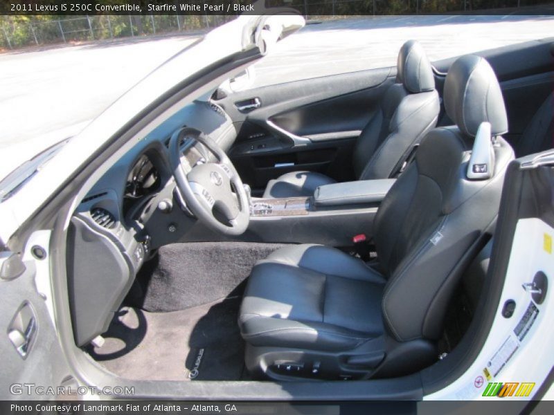 Starfire White Pearl / Black 2011 Lexus IS 250C Convertible
